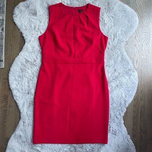 Ann Taylor NWT Women's Sleeveless Mid Length Dress Red Size 16